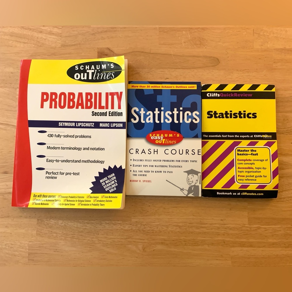 Probability and Statistics Learning Bundle (3 books)